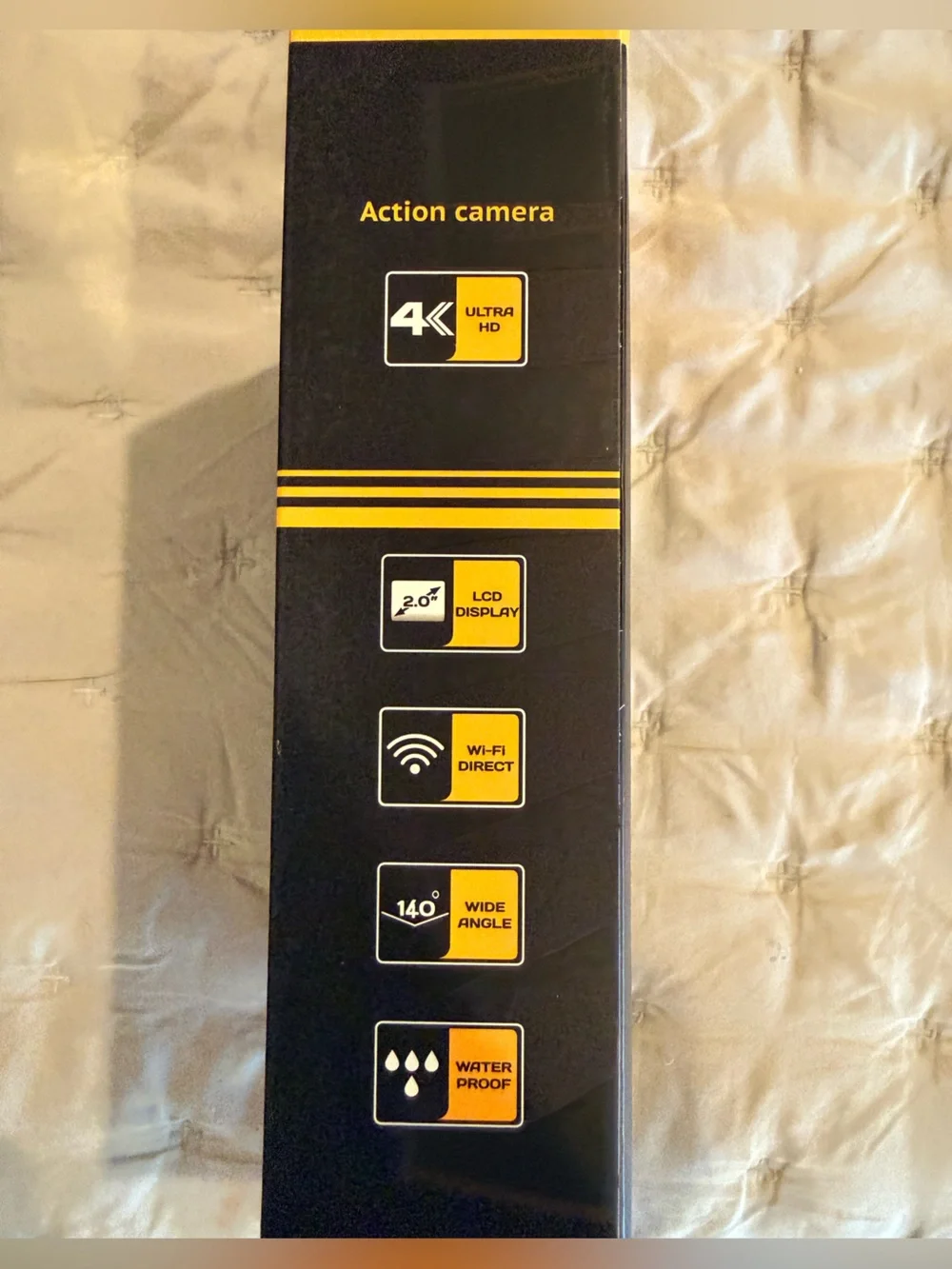 4K Action WaterProof Camera - Black - Ultra HD Wi-Fi New in box